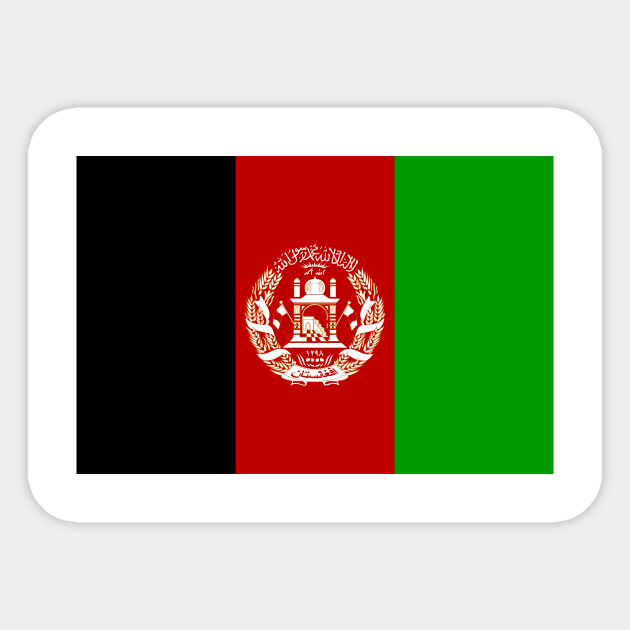 Afghanistan front Sticker by MarkoShirt